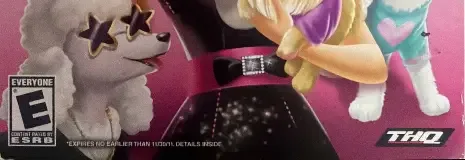 Barbie: Groom and Glam Pups, the ESRB box on its front