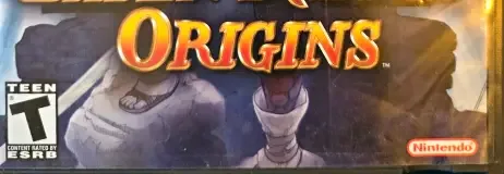 Baten Kaitos Origins, the ESRB box on its front