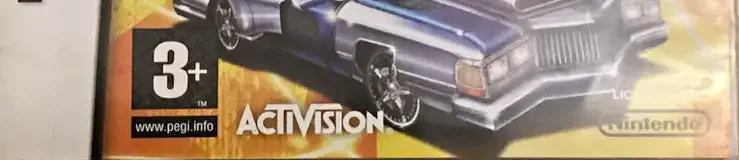 Pimp My Ride: Street Racing, the PEGI square on its front