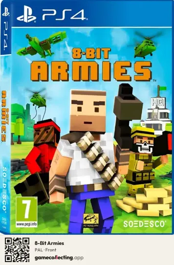 8-Bit Armies PlayStation 4, PAL box front