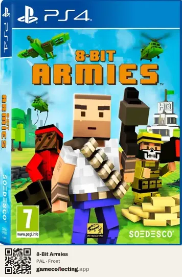8-Bit Armies PlayStation 4, PAL box front