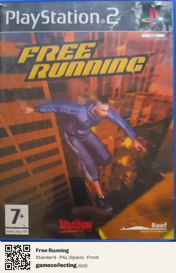 Free Running PlayStation 2, Spain box front