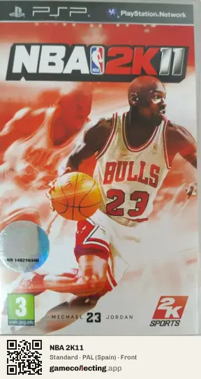 NBA 2K11 PlayStation Portable, Spain box front