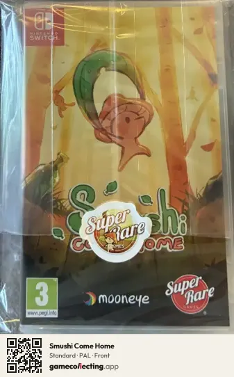 Smushi Come Home Nintendo Switch, PAL box front