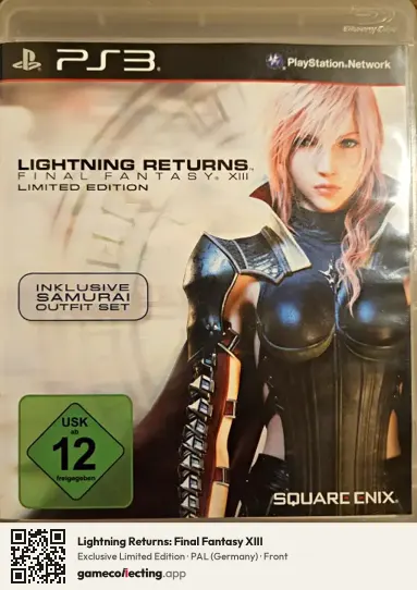 Lightning Returns: Final Fantasy XIII PlayStation 3, Germany box front