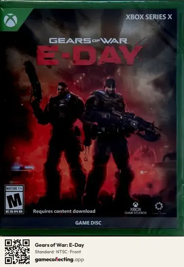 Gears of War: E-Day Xbox Series X, NTSC box front