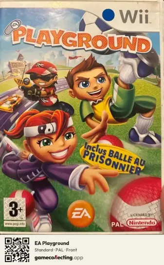 EA Playground Nintendo Wii, PAL box front