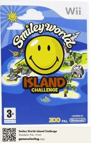 Smiley World: Island Challenge Nintendo Wii, PAL box front