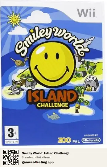 Smiley World: Island Challenge Nintendo Wii, PAL box front