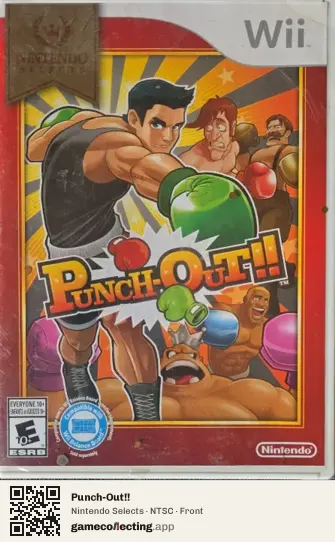 Punch-Out!! Nintendo Wii, NTSC box front