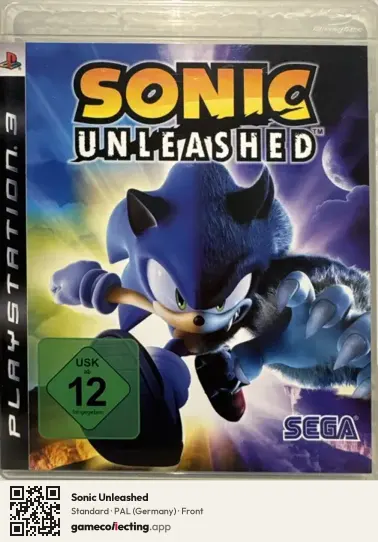 Sonic Unleashed PlayStation 3, Germany box front