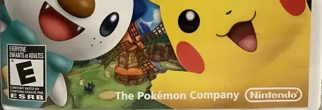 PokéPark 2: Wonders Beyond, the ESRB box on its front