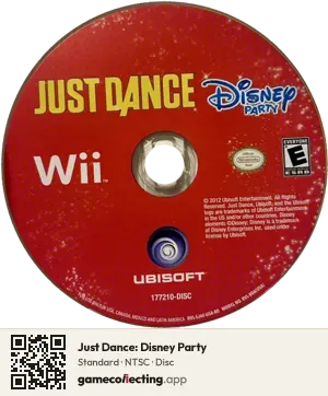 Just Dance: Disney Party Nintendo Wii, NTSC disc