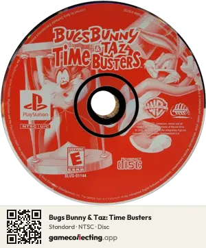 Bugs Bunny & Taz: Time Busters PlayStation, NTSC disc