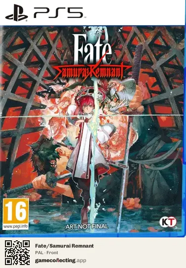 Fate/Samurai Remnant PlayStation 5, PAL box front
