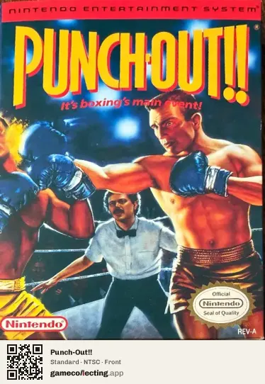 Punch-Out!! Nintendo Entertainment System, NTSC box front