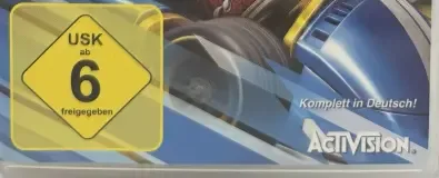 Crash Team Racing Nitro-Fueled, the USK square on its front