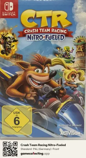 Crash Team Racing Nitro-Fueled Nintendo Switch, Germany box front