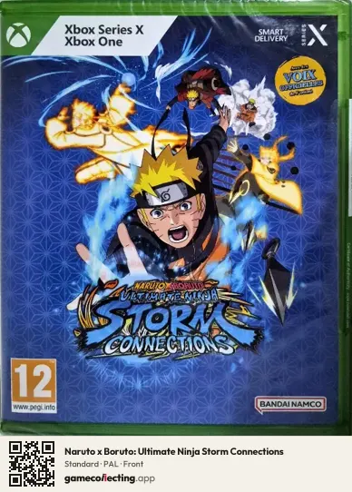 Naruto x Boruto: Ultimate Ninja Storm Connections Xbox Series X, PAL box front