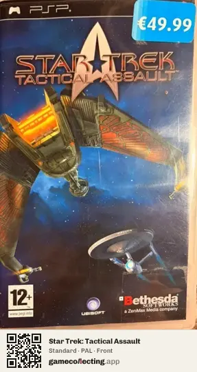 Star Trek: Tactical Assault PlayStation Portable, PAL box front