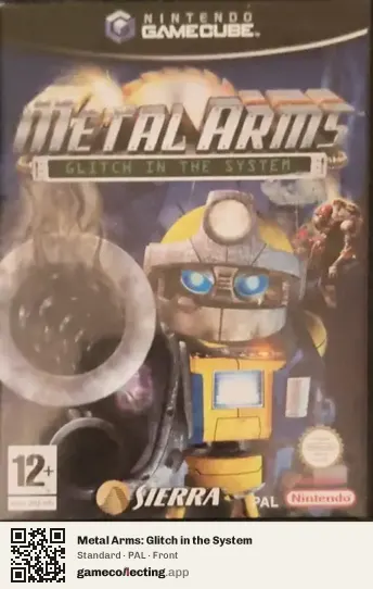 Metal Arms: Glitch in the System Nintendo GameCube, PAL box front