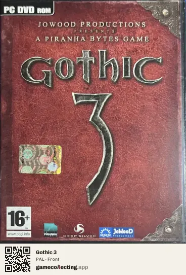 Gothic 3 Computer, PAL box front