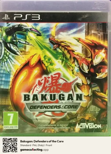 Bakugan: Defenders of the Core PlayStation 3, Italy box front