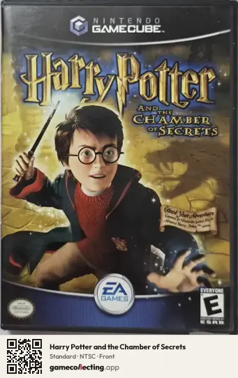 Harry Potter and the Chamber of Secrets Nintendo GameCube, NTSC box front