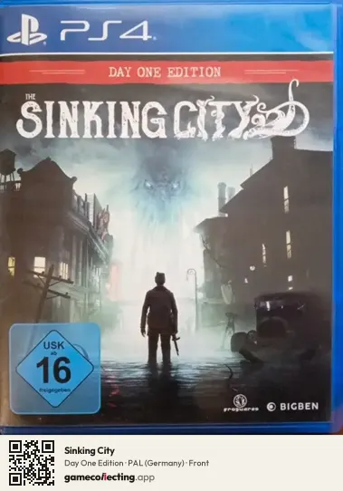Sinking City PlayStation 4, Germany box front