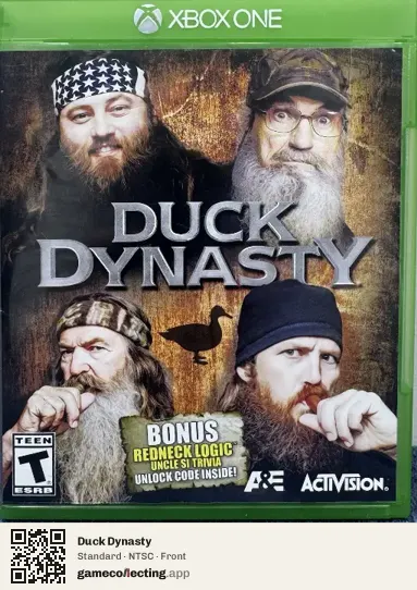 Duck Dynasty Xbox One, NTSC box front