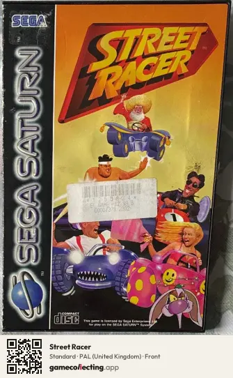 Street Racer Sega Saturn, United Kingdom box front