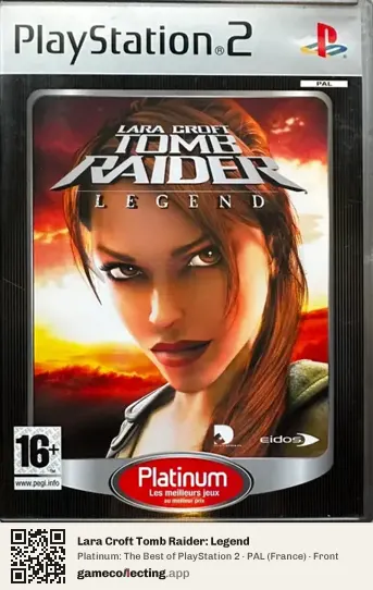 Lara Croft Tomb Raider: Legend PlayStation 2, France box front