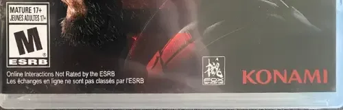 Metal Gear Solid V: The Phantom Pain, the ESRB box on its front