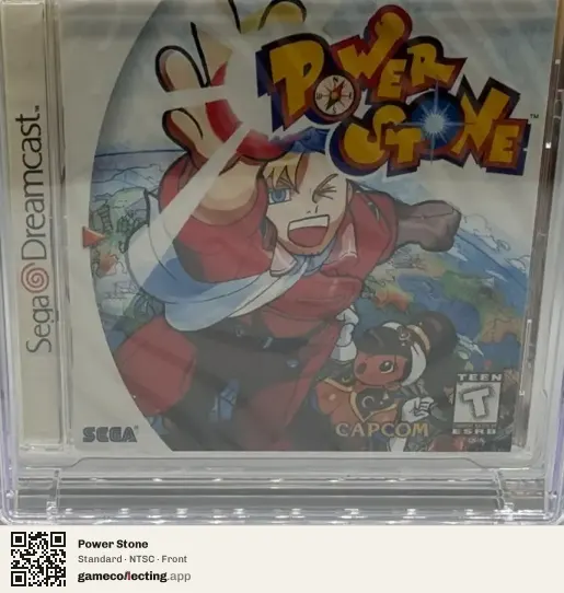 Power Stone Sega Dreamcast, NTSC box front