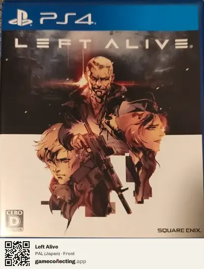 Left Alive PlayStation 4, Japan box front