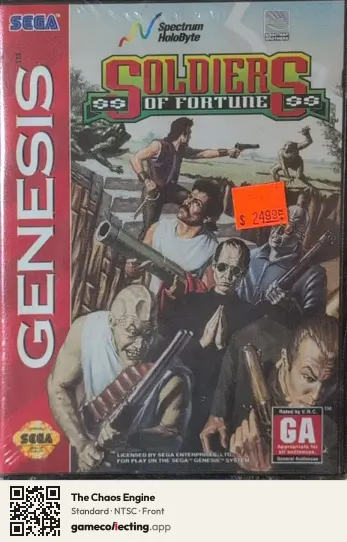 The Chaos Engine Sega Mega Drive / Genesis, NTSC box front
