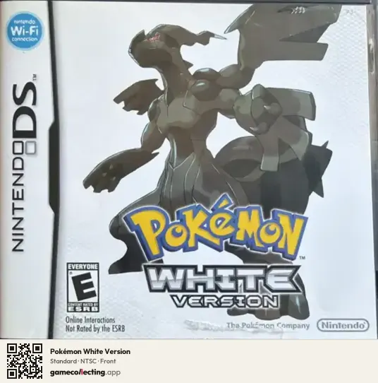 Pokémon White Version Nintendo DS, NTSC box front