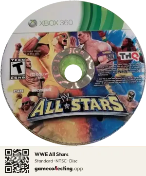 WWE All Stars Xbox 360, NTSC disc