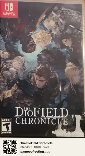 The DioField Chronicle Nintendo Switch, NTSC box front