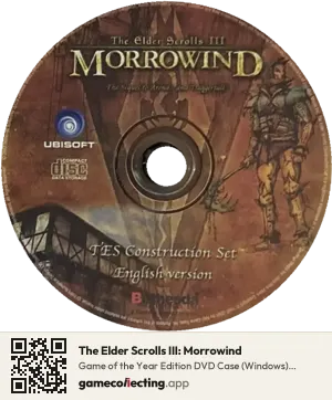 The Elder Scrolls III: Morrowind Computer, PAL disc