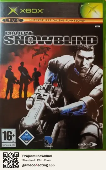Project: Snowblind Xbox, PAL box front