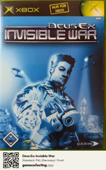 Deus Ex: Invisible War Xbox, Germany box front