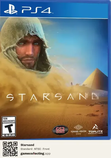 Starsand PlayStation 4, NTSC box front