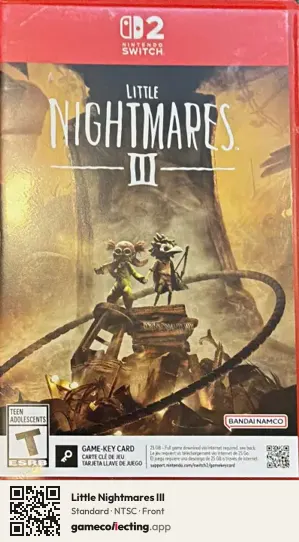 Little Nightmares III Nintendo Switch 2, NTSC box front