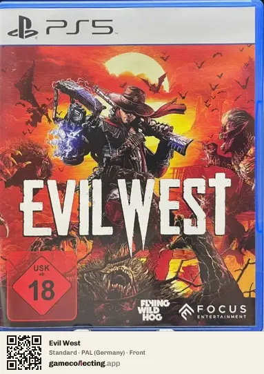 Evil West PlayStation 5, Germany box front