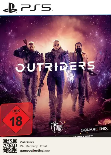 Outriders PlayStation 5, Germany box front