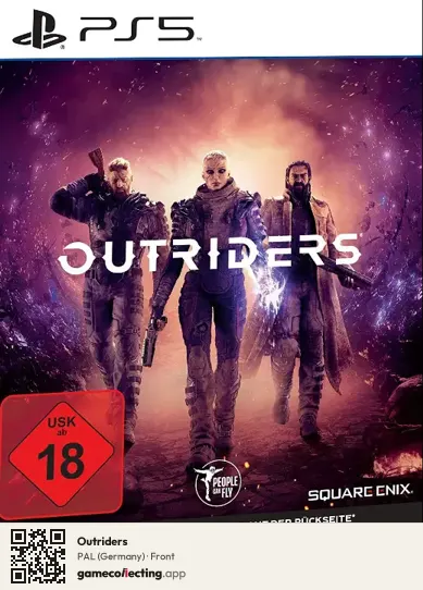 Outriders PlayStation 5, Germany box front