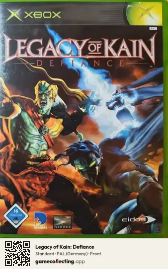 Legacy of Kain: Defiance Xbox, Germany box front
