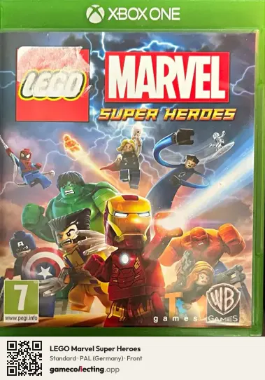 LEGO Marvel Super Heroes Xbox One, Germany box front