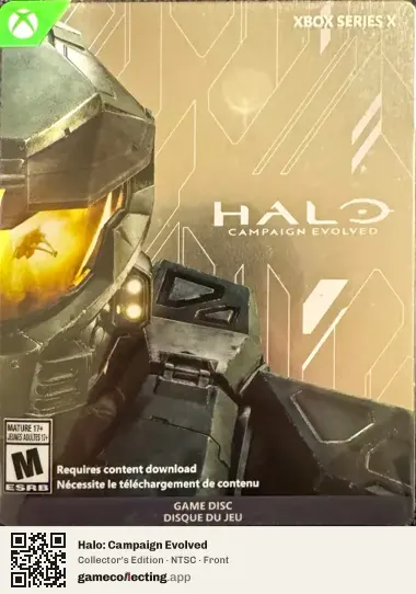 Halo: Campaign Evolved Xbox Series X, NTSC box front